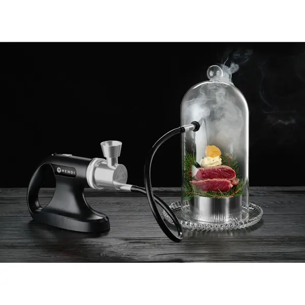 Rookstolp | HENDI Rookapparaten | Glas | Rookventiel | Ø130x282(h)mm