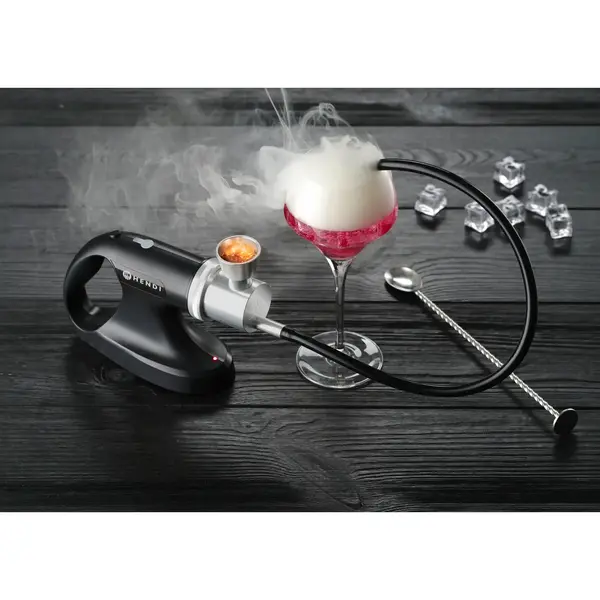 Rookpistool | Draadloos | Koude Rook | 3 Snelheden | Slang 50cm | USB-Lader | 215x70x160(h)mm