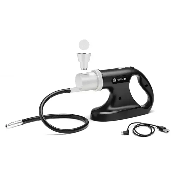 Rookpistool | Draadloos | Koude Rook | 3 Snelheden | Slang 50cm | USB-Lader | 215x70x160(h)mm