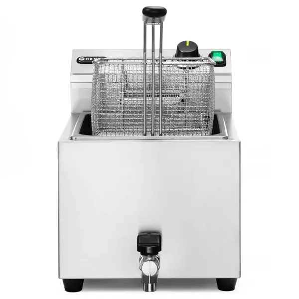 Friteuse | ProfiLine | Elektrisch | 10L | 50°C/190°C | 6.6kW (400V) | Aftapkraan | 300x680x420(h)mm