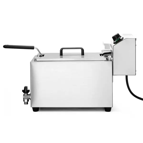 Friteuse | ProfiLine | Elektrisch | 10L | 50°C/190°C | 6.6kW (400V) | Aftapkraan | 300x680x420(h)mm