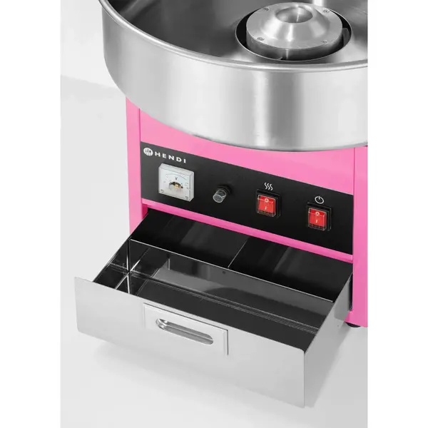 Suikerspinmachine | RVS | Kom Ø520 | 1.2kW (230V) | Ø520x480(h)mm