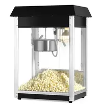 HENDI Popcornmachine | Zwart | 1.5kW (230V) | Interne Verlichting | 560x420x770(h)mm 