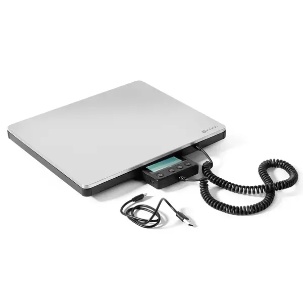 Platformweegschaal | RVS/Kunststof | Max. 200kg | 10g Nauwkeurig | Draadloos | 298x248x37(h)mm