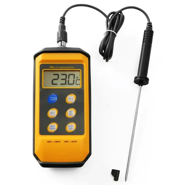 Thermometer | Digitaal | Sonde (Kabel) | -50°C/+300°C | Schokbestendig | 195x85x45(h)mm
