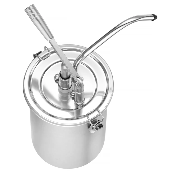 Sausdispenser | RVS | 5L | Portie 35ml | Ø180x420(h)mm