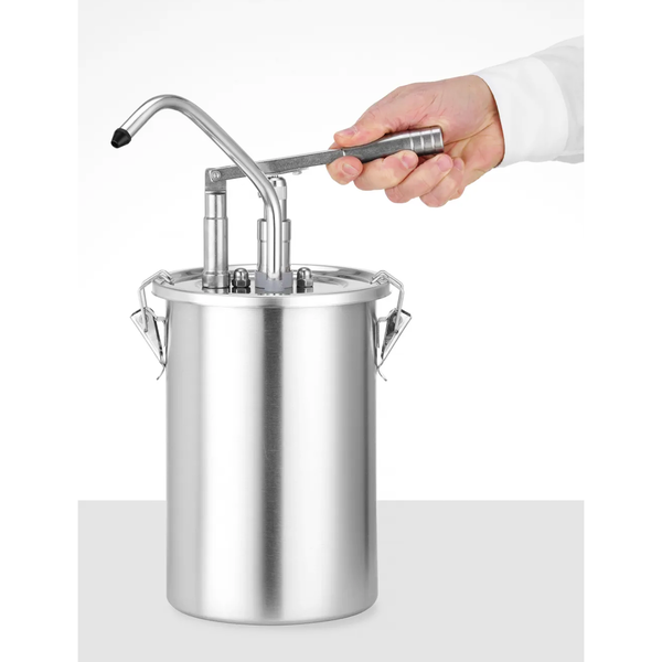 Sausdispenser | RVS | 5L | Portie 35ml | Ø180x420(h)mm