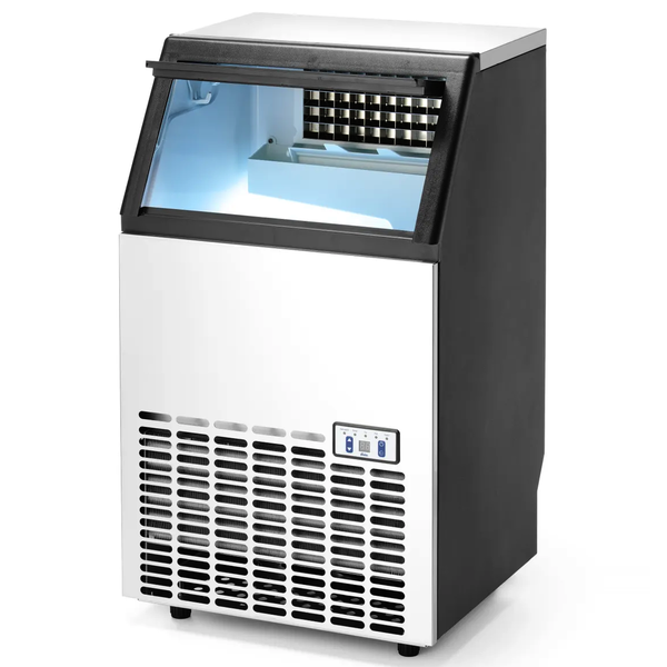 IJsblokjesmachine | Volle Blokjes (10g) | 35kg/24u | Bunker 15kg | Luchtgekoeld | 448x400x798(h)mm