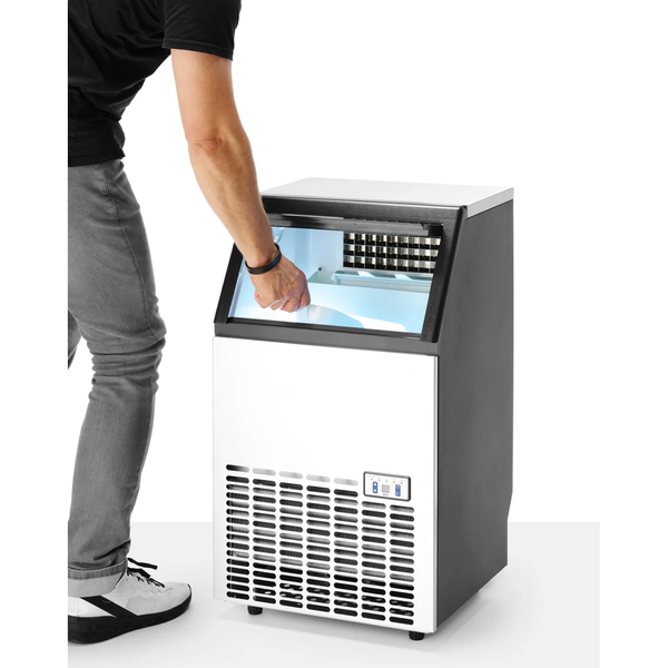IJsblokjesmachine | Volle Blokjes (10g) | 35kg/24u | Bunker 15kg | Luchtgekoeld | 448x400x798(h)mm