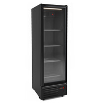 CombiSteel Koelkast | 550L | Zwart | +1°C/+7°C | Geforceerd | Wielen | 630x840x2140(h)mm 