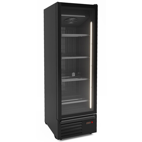 Vrieskast | 500L | Zwart | -18°C/-23°C | Geforceerd | Wielen | 666x852x2082(h)mm