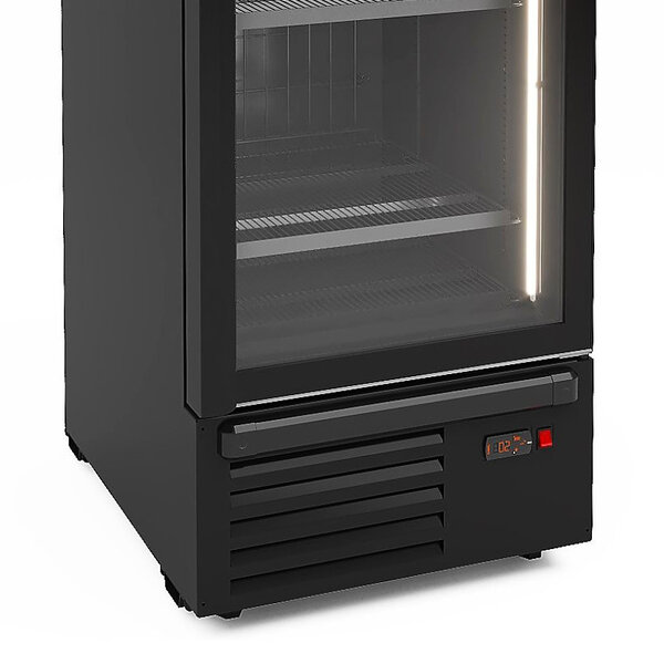 Vrieskast | 500L | Zwart | -18°C/-23°C | Geforceerd | Wielen | 666x852x2082(h)mm