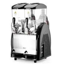 Arktic by HENDI Sorbet-/Slushmachine | 2x 12L | LED-Verlichting | Nachtmodus | 0.74kW | 470x520x810(h)mm 