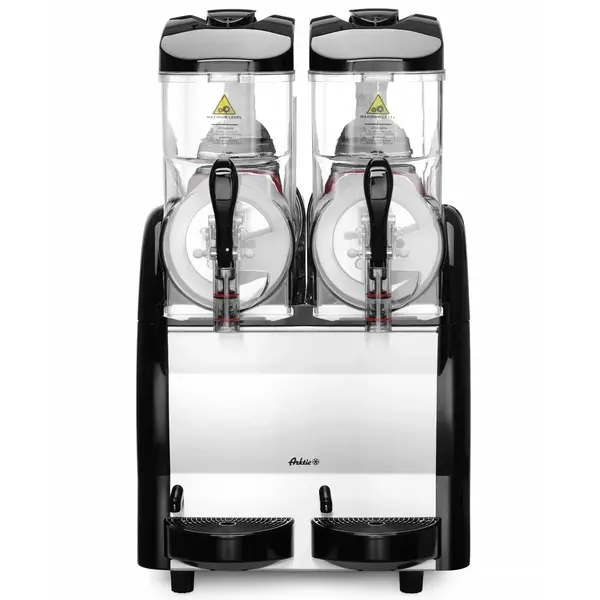 Sorbet-/Slushmachine | 2x 12L | LED-Verlichting | Nachtmodus | 0.74kW | 470x520x810(h)mm