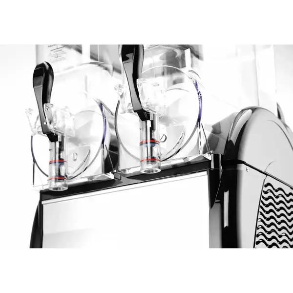 Sorbet-/Slushmachine | ProfiLine | 2x 12L | Instelbare Slushdikte | Interne Verlichting | 0.74kW (230V) | 470x515x750(h)mm