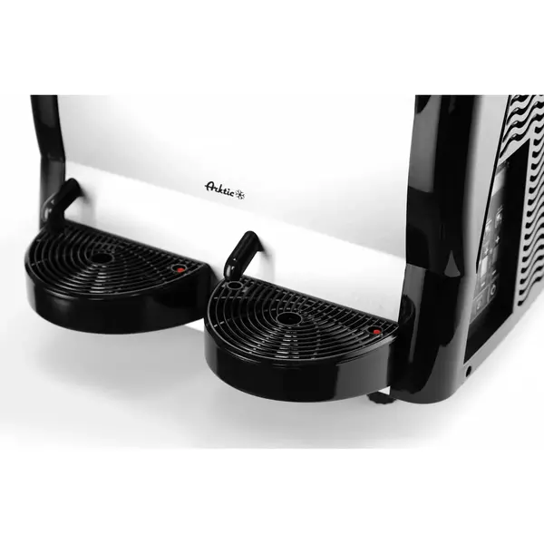 Sorbet-/Slushmachine | 2x 12L | LED-Verlichting | Nachtmodus | 0.74kW | 470x520x810(h)mm