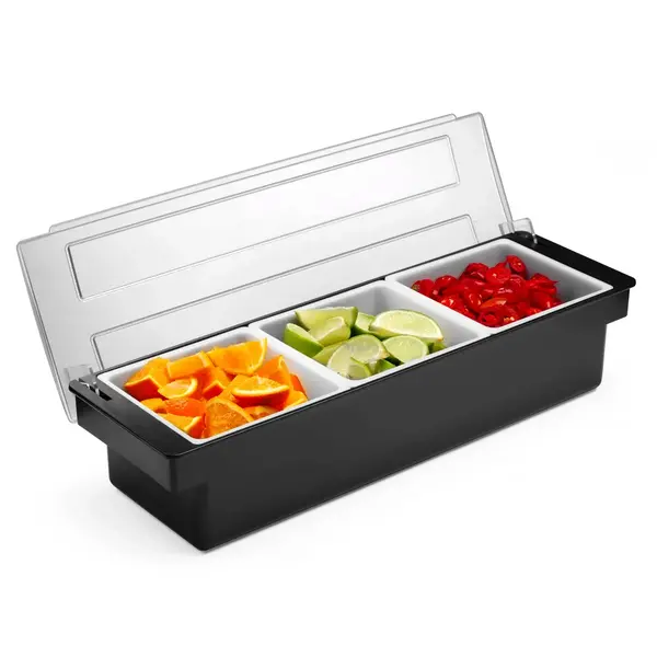 Garneerunit | BarUp | Kunststof | 3x 1L | 480x150x100(h)mm