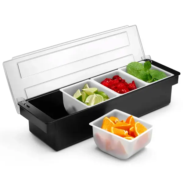 Garneerunit | BarUp | Kunststof | 4x 0.75L | 480x150x100(h)mm