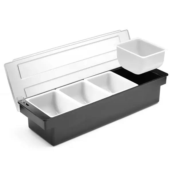 Garneerunit | BarUp | Kunststof | 4x 0.75L | 480x150x100(h)mm