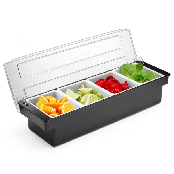 Garneerunit | BarUp | Kunststof | 4x 0.75L | 480x150x100(h)mm