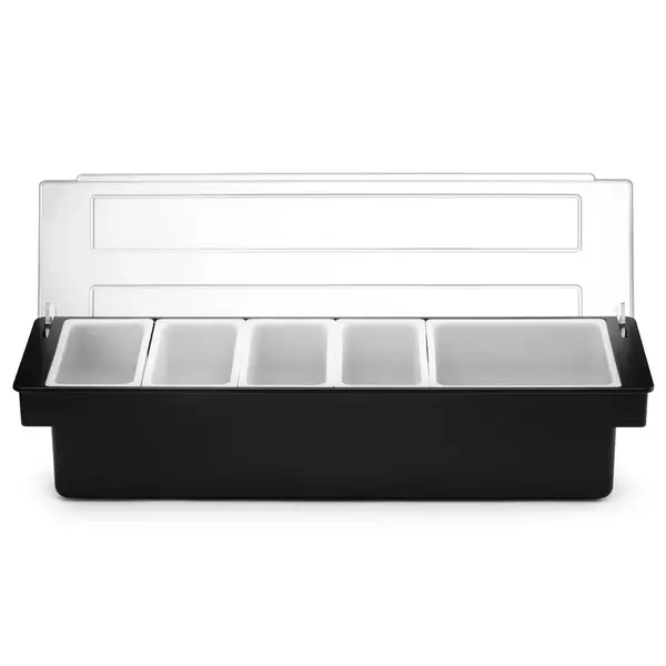 Garneerunit | BarUp | Kunststof | 4x 0.5L + 1x 1L | 480x150x100(h)mm