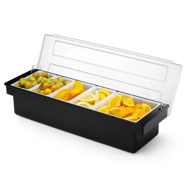 Garneerunit | BarUp | Kunststof | 4x 0.5L + 1x 1L | 480x150x100(h)mm