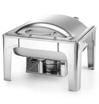 HENDI Chafing Dish | ProfiLine | RVS | 1/2 GN (4L) | 365x370x280(h)mm 