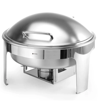 HENDI Chafing Dish | ProfiLine | RVS | 6L | 465x420x320(h)mm