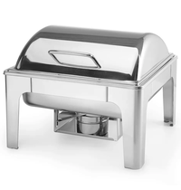 HENDI Chafing Dish | ProfiLine | RVS | 2/3 GN (6L) | 395x405x320(h)mm