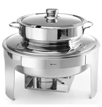 HENDI Chafing Dish | ProfiLine | RVS | 10L | Ø420x380(h)mm