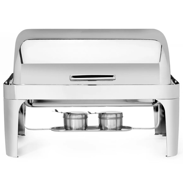 Chafing Dish | ProfiLine | RVS | 1/1 GN (9L) | Rolltop Deksel | 660x490x460(h)mm