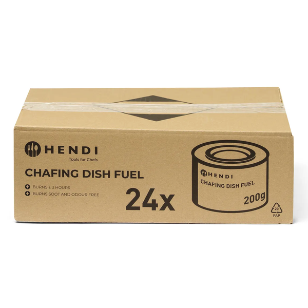 Brandpasta | Chafing Dishes | Brandtijd 3u | Geur-/Roetvrij | 24x 200g