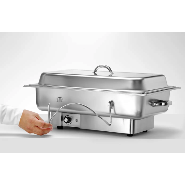 Chafing Dish | POLLINA | Elektrisch | ≤ 85°C | 0.85kW (230V) | 1/1 GN (9L) | 615x355x280(h)mm
