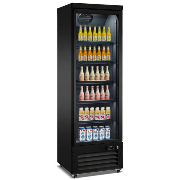 Koelkast | CEB-R | 500L | Zwart | 0°C/+10°C | Geforceerd | Wielen (Geremd) | 620x705x2050(h)mm