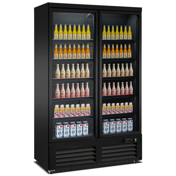 Koelkast | CEB-R | 1200L | Zwart | 0°C/+10°C | Geforceerd | Draaideuren | Wielen (Geremd) | 1250x705x2050(h)mm