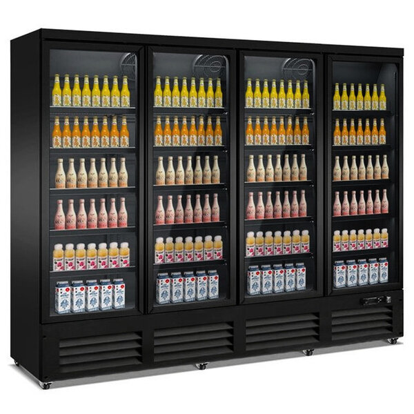 Koelkast | CEB-R | 2000L | Zwart | 0°C/+10°C | Geforceerd | Draaideuren | Wielen (Geremd) | 2500x705x2050(h)mm