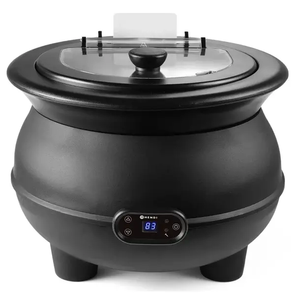 Soepketel | Zwart | 8L | 65°C/95°C | 0.45kW | Touchscreen | Ø370x300(h)mm