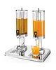 HENDI Drankendispenser | RVS | 2x 3L | Passief Koelbaar | 415x315x490(h)mm 