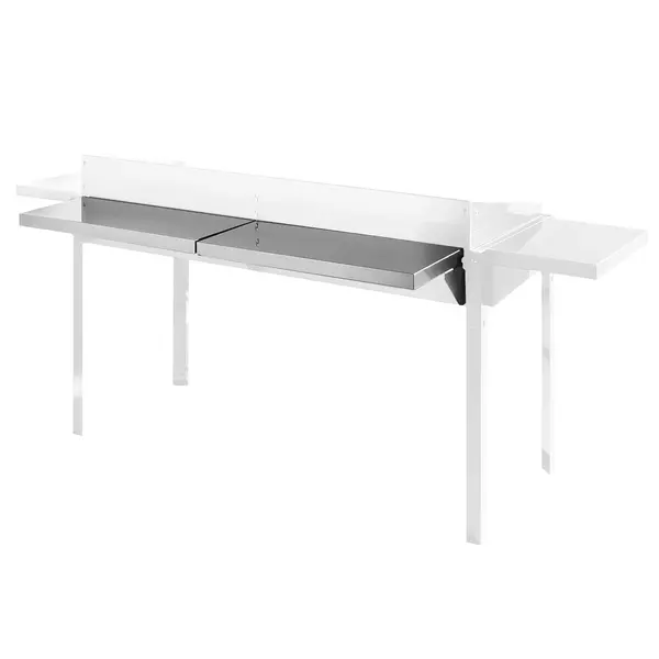 Achterblad | HENDI GreenFire Barbecues | RVS | 650x298x160(h)mm
