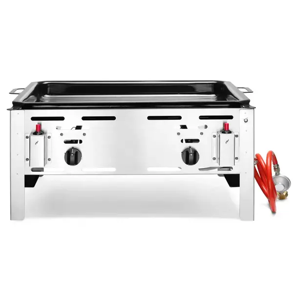 Barbecue | BakeMaster | Propaangas | Braadpan (590x480) | 2 Branders | 11.6kW | 650x540x300(h)mm