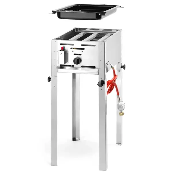 Barbecue | GrillMaster | Propaangas | Rooster/Braadpan (290x480) | 1 Brander | 5.8kW | 340x540x840(h)mm