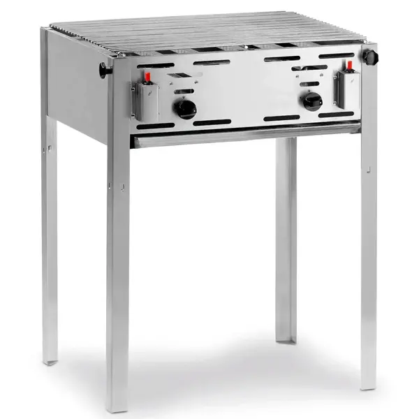 Barbecue | GrillMaster | Propaangas | Rooster/Braadpan (590x480) | 2 Branders | 11.6kW | 650x540x840(h)mm