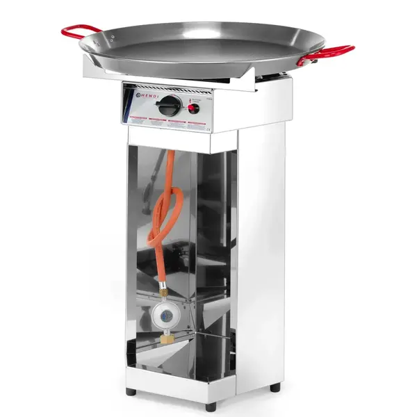 Paëllabrander | FIËSTA | Propaangas | 1 Brander | 4.8kW | Piëzo Ontsteking | Open Onderstel | Incl. Paëllapan | 600x600x870(h)mm