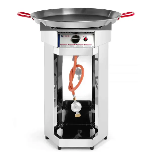 Paëllabrander | FIËSTA | Propaangas | 1 Brander | 4.8kW | Piëzo Ontsteking | Open Onderstel | Incl. Paëllapan | 600x600x870(h)mm