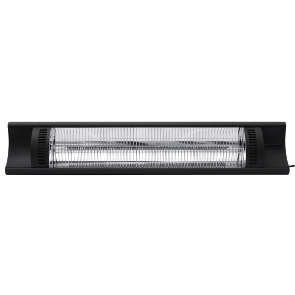 Terrasverwarmer | BOLA | Zwart | Elektrisch | 2.5kW (230V) | Afstandsbediening | Waterdicht | 879x85x195(h)mm