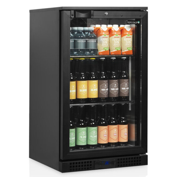 Barkoelkast | SERIE BA | Energiezuinig | 105L | Zwart | +2°C/+10°C | Geforceerd | 500x520x870(h)mm