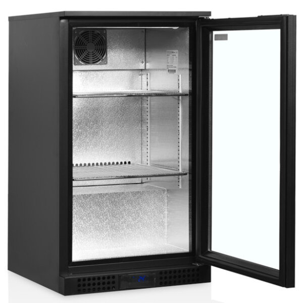Barkoelkast | SERIE BA | Energiezuinig | 105L | Zwart | +2°C/+10°C | Geforceerd | 500x520x870(h)mm