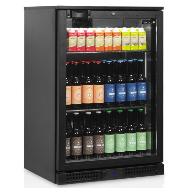 Barkoelkast | SERIE BA | Energiezuinig | 128L | Zwart | +2°C/+10°C | Geforceerd | 600x520x900(h)mm