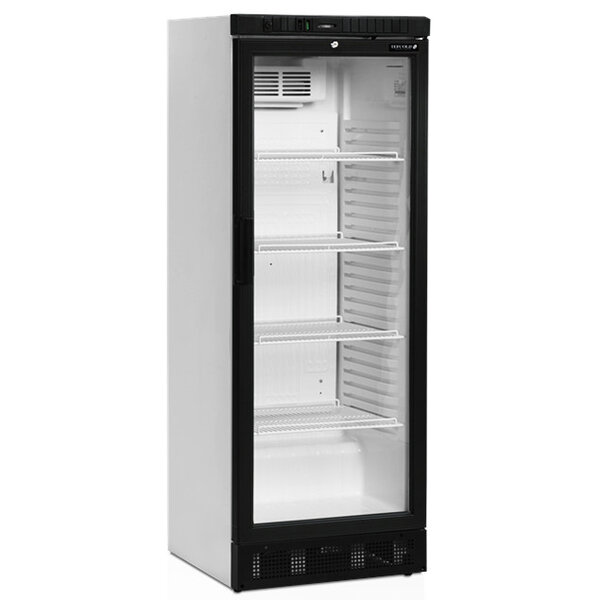 Drankenkoeling | SERIE SCU | 290L | Wit/Zwart | +2°C/+10°C | Statisch + Ventilator | Wielen | 595x640x1635(h)mm