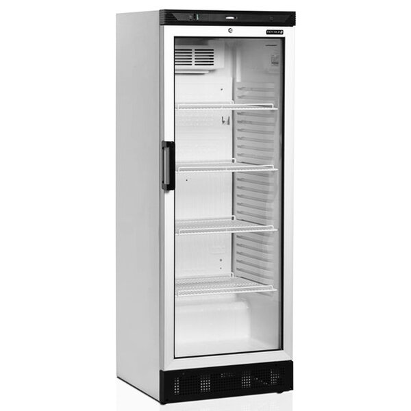 Drankenkoeling | SERIE FS | 290L | Wit/Zwart | +2°C/+10°C | Statisch + Ventilator | Wielen | 595x640x1635(h)mm